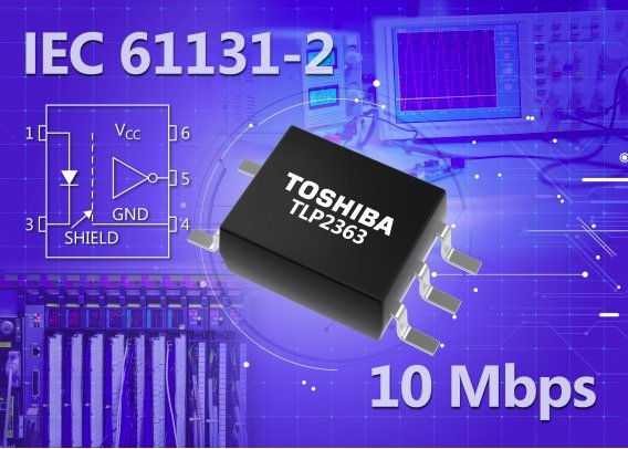 Toshiba lance un photocoupleur à sortie logique 10 Mbits/s destiné aux automates programmables